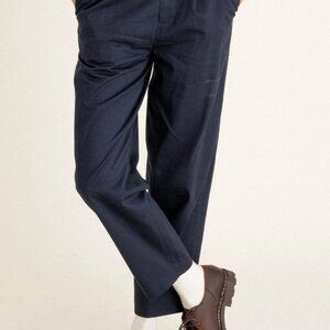 Noyoco Cambridge Pleated Cotton Trousers